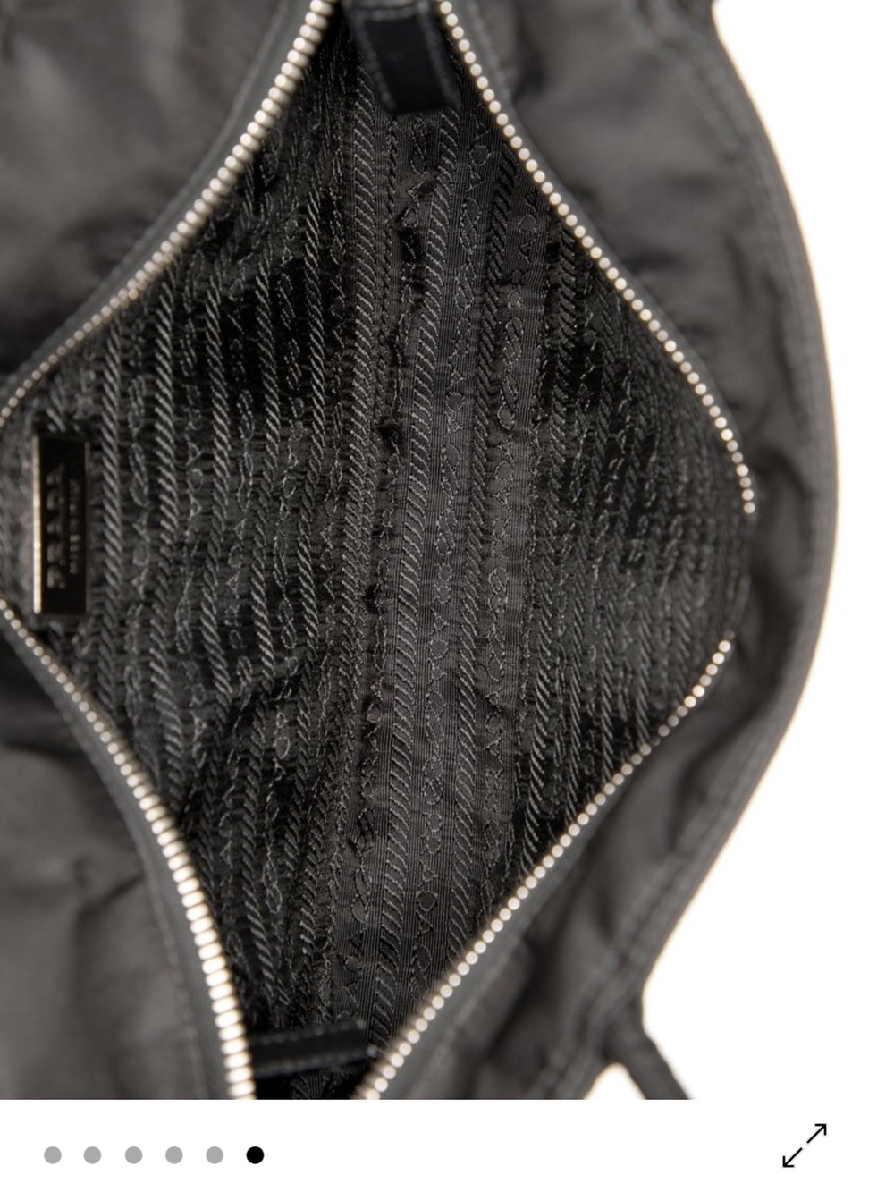 Prada Black Tessuto Nylon Shoulder Bag - Picture 12 of 12